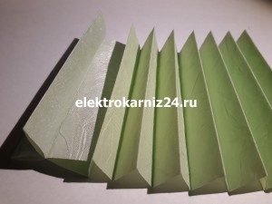 Желтовато-зеленая ткань для штор плиссе